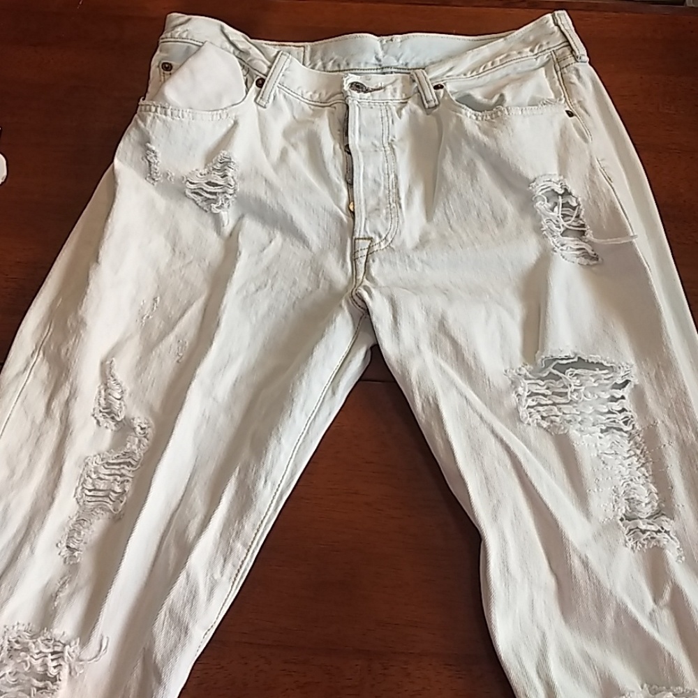 Levi 501 white 34/32